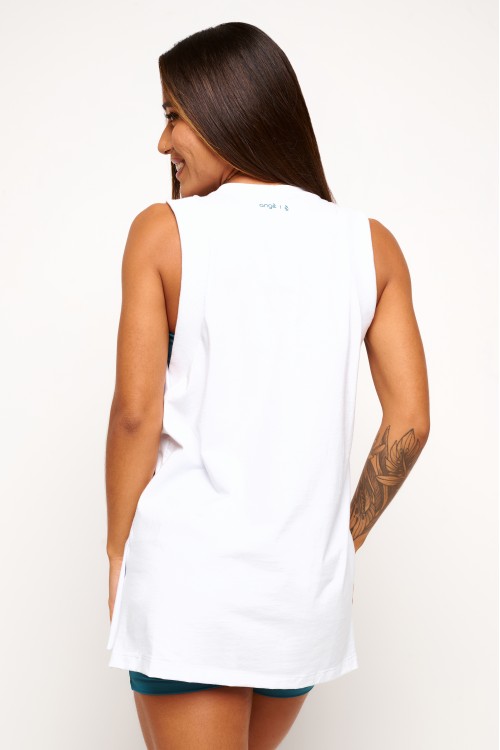 Regata Branca de Algodão Summit